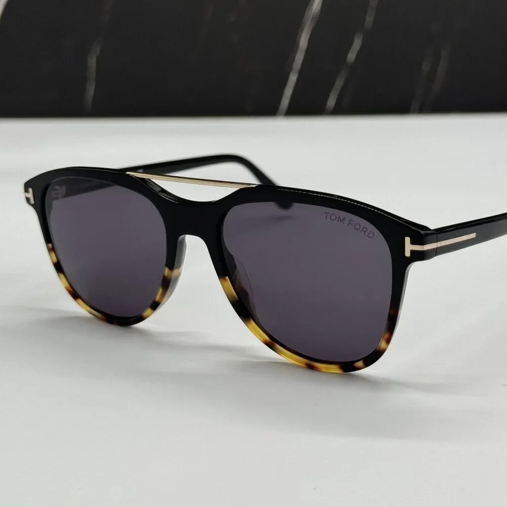 NEW TOM FORD DAMIAN-02 TF1098 05A BLACK UNISEX SUNGLASSES TOM FORD FT1098 05A